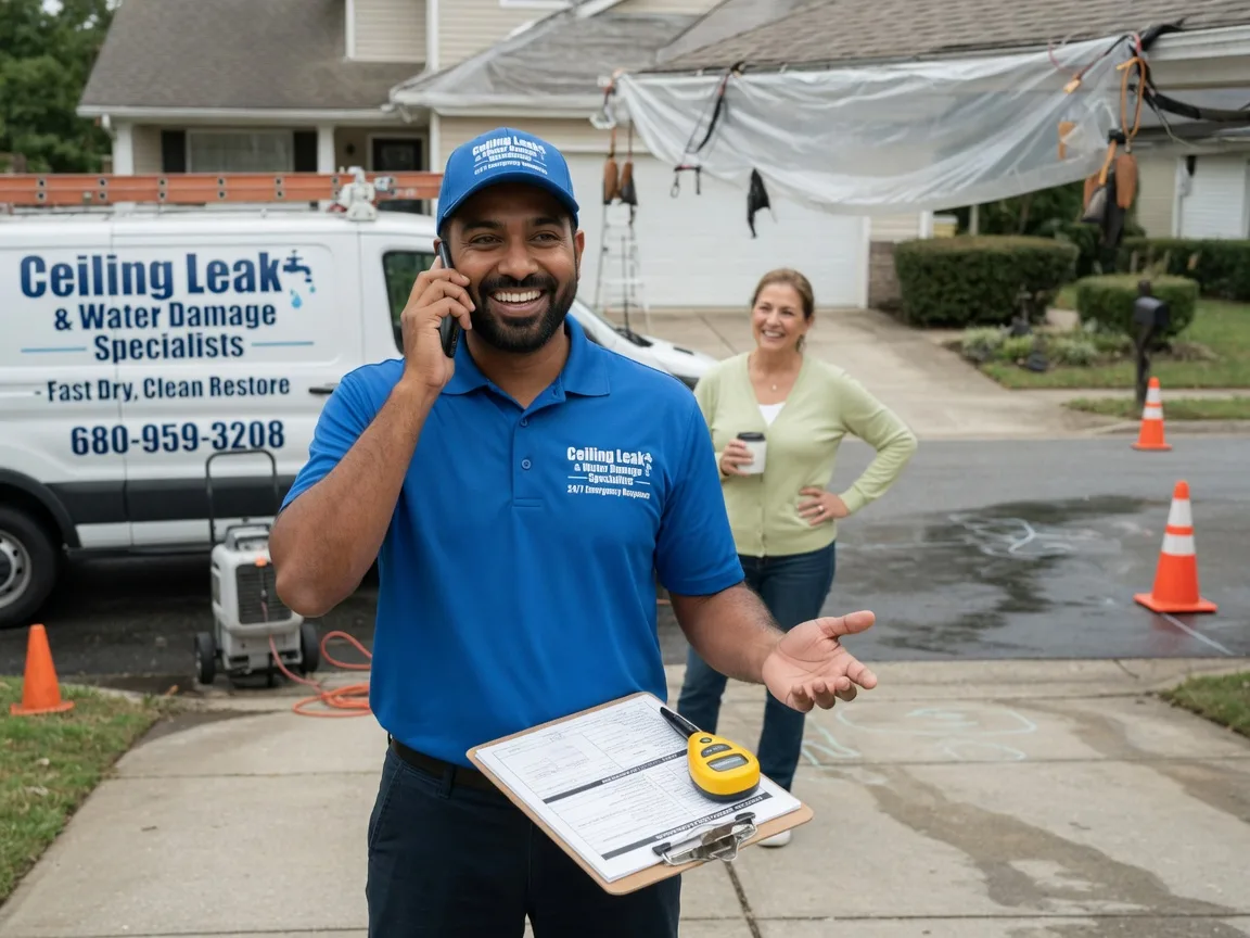 Ceiling Leak Cleanup Lakeland, FL FAQs